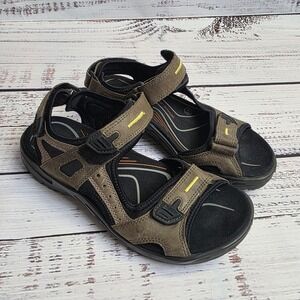 Ecco Yucatan Sport Mens Tarmac Moon Rock Color Sandals Mens US Size 7 EU Size 41